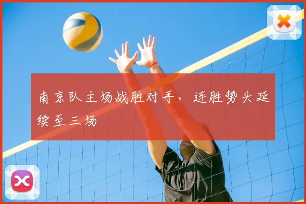 南京队主场战胜对手,连胜势头延续至三场