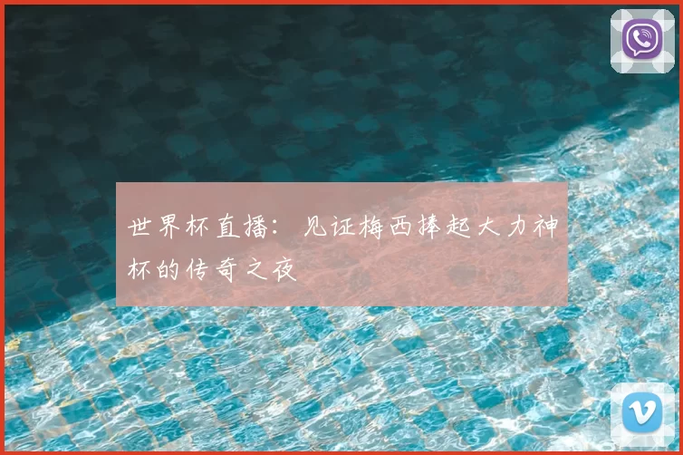 世界杯直播:见证梅西捧起大力神杯的传奇之夜