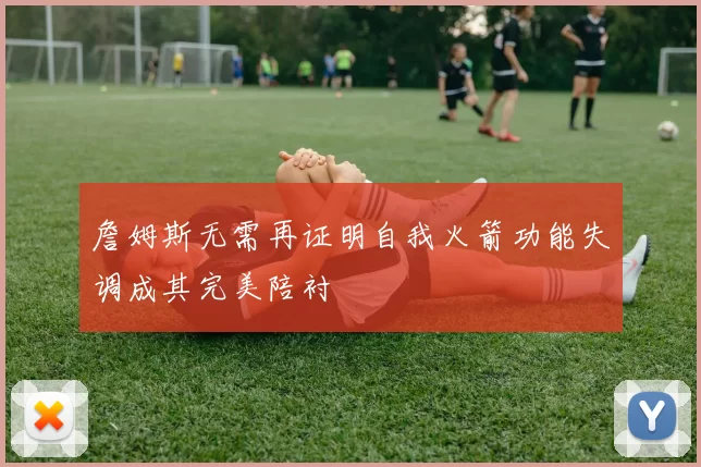 詹姆斯无需再证明自我火箭功能失调成其完美陪衬